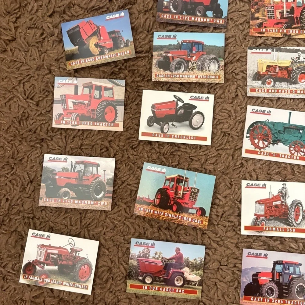 Ertl Harvest Heritage Trading Cards Case Corp Tractor Farming Agriculture